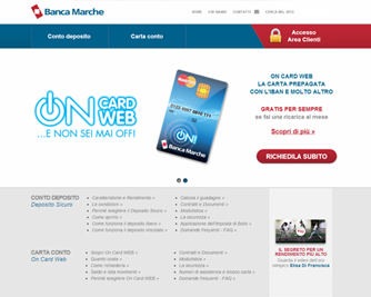 Media Key Banca Marche Il Sito Bmbank It By Websolute Riunisce I Servizi Online Per I Nuovi Clienti